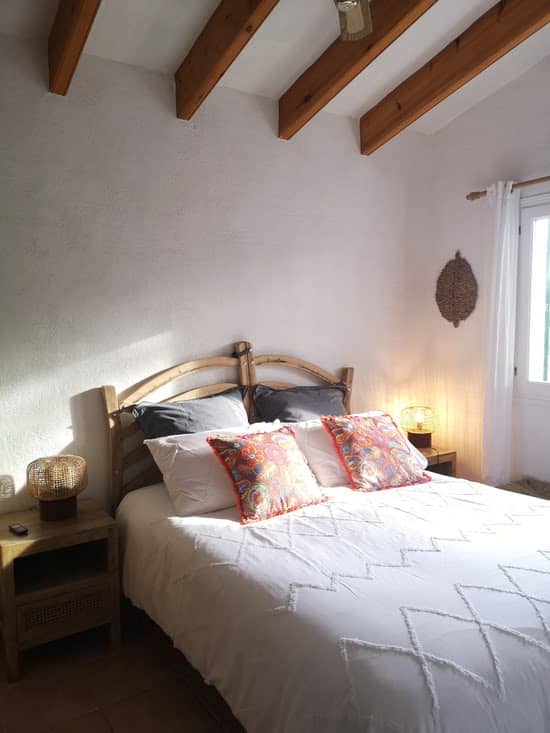 Chambre double villa de vacances dans les Landes